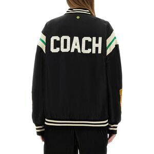 BARROW Unisex Coach Jacket with Embroidered Logo Unisex BLACK Outerwear